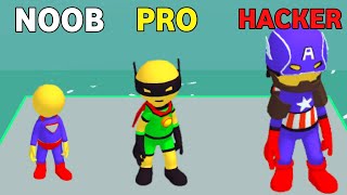 NOOB vs PRO vs HACKER in Torando .io - kick em All screenshot 5