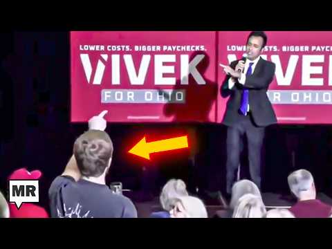Protester Rips Vivek To Shreds Over Ugly Campaign Ad