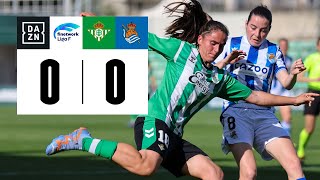 Real Betis Féminas vs Real Sociedad (0-0) | Resumen | Highlights Liga F