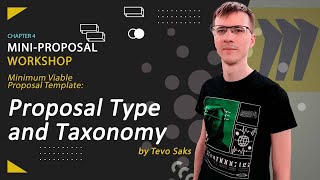 [F10] Mini Proposal Workshop: Proposal Type, Taxonomy and Stakeholders