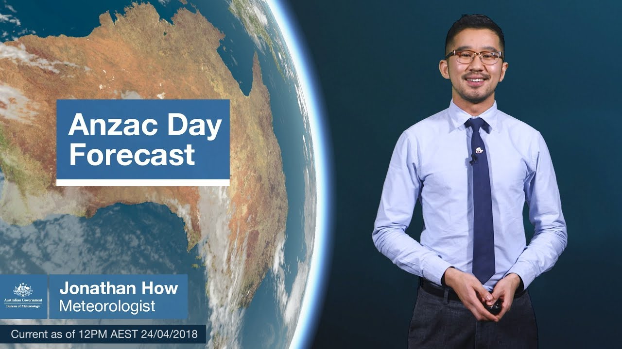 Anzac Day Forecast, April 2018