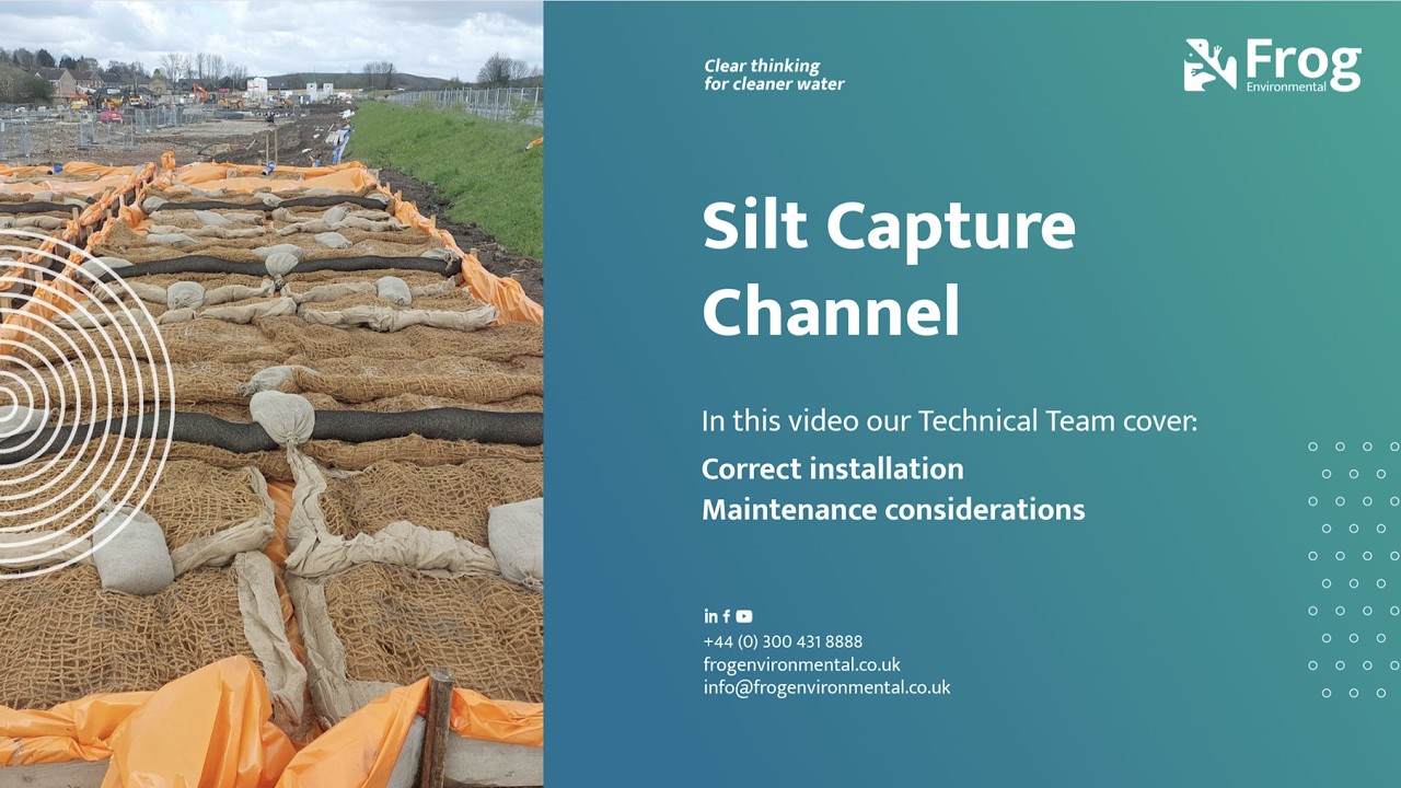 Silt Capture Channel installation - YouTube