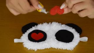 Manualidades / Antifaz para dormir / Panditalovers / Pandita