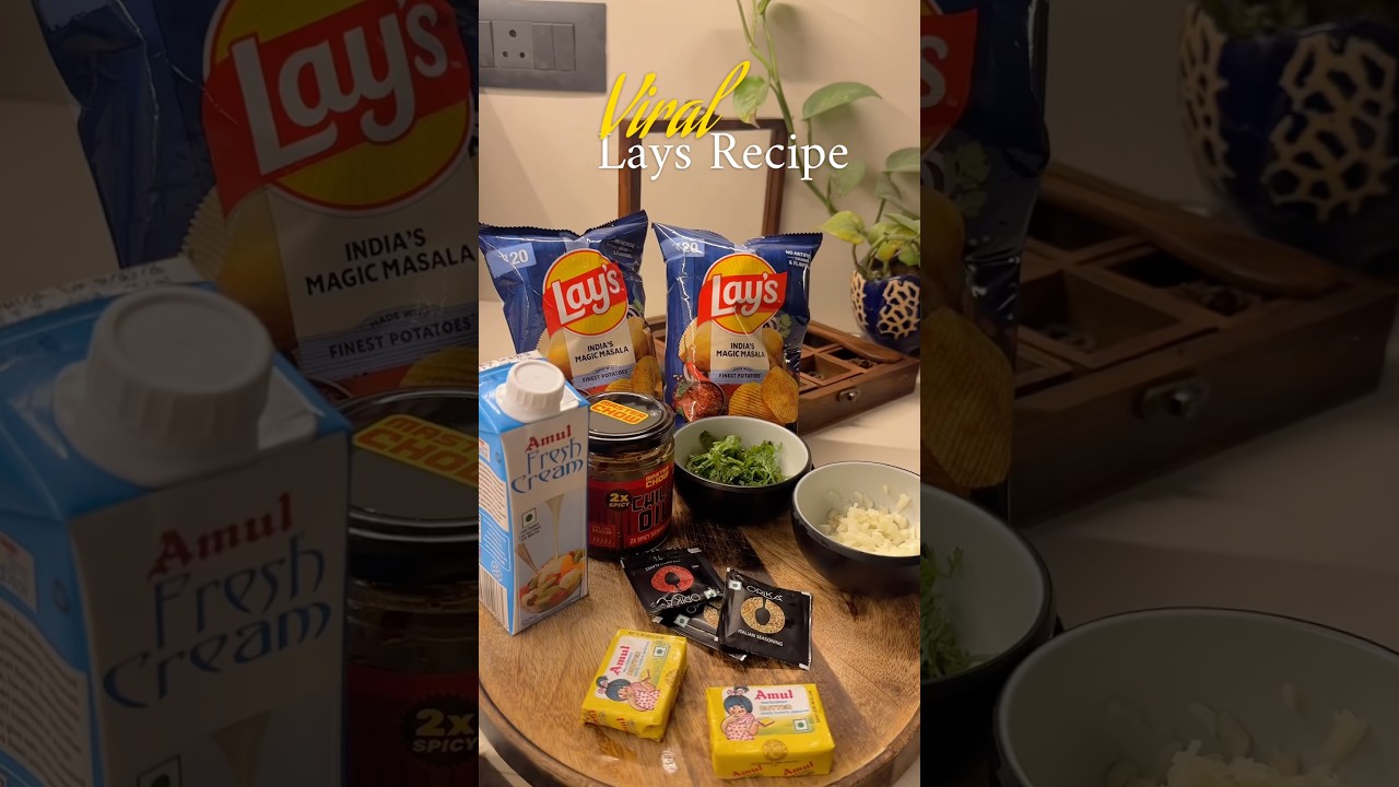 Viral Creamy Peri Peri Lays Recipe | Easy 5-Minute Snack #snackhack #simplesnack # #quicksnack#lays