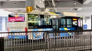 Full Journey Local suburban bus route 93 in Hangzhou China