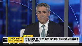 Washington County coroner identifies woman killed in afternoon fire