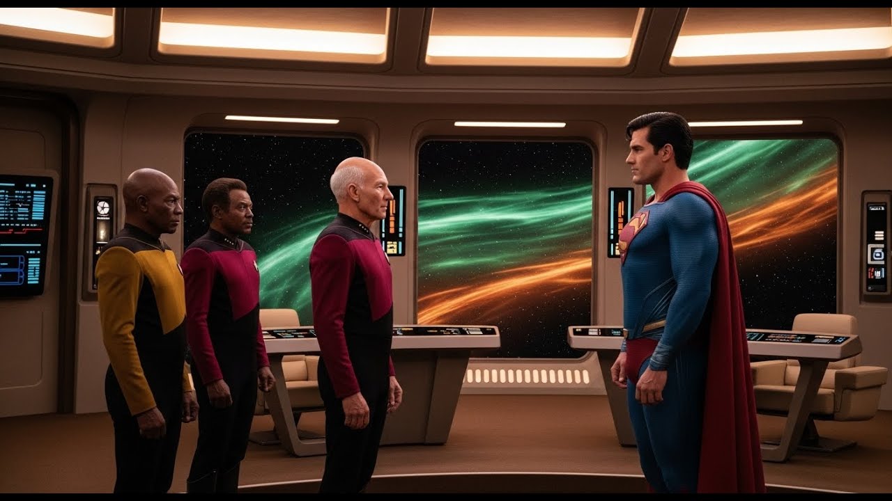 Superman Landed in Star Trek?