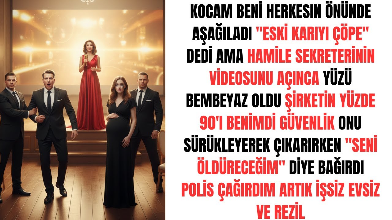 KOCAM BENİ 500 KİŞİNİN ÖNÜNDE HAMİLE SEKRETERİYLE ALDATTI AMA ASIL SÜRPRİZ BENDENDİ
