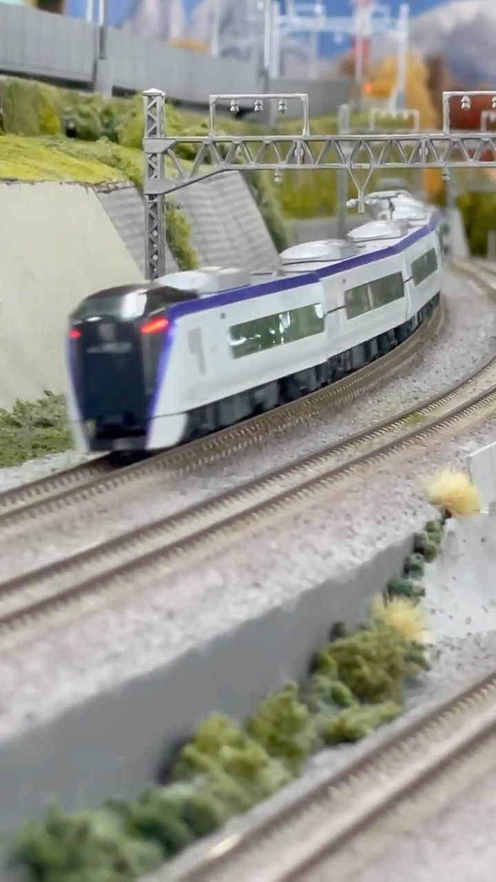 E353系特急あずさ #鉄道模型 #nゲージ #modelrailroad - YouTube
