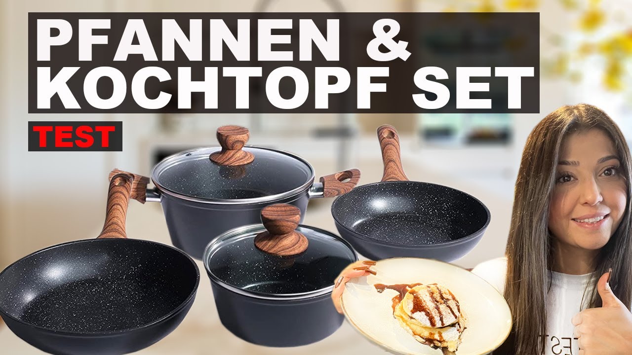 Pfannen- und Kochtopf Set (4tlg.) im Test mit Live- Cooking