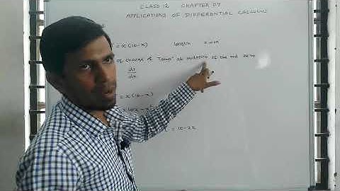 Class 12 Maths | Chapter– 7 | Applications of Differential calculus | Example: 7.2