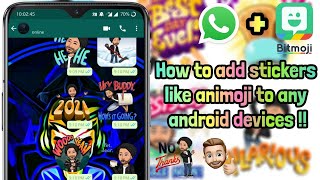 How to get bitmoji stickers in WhatsApp 😉✅💯 screenshot 3