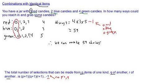Problem Solving with Combinations