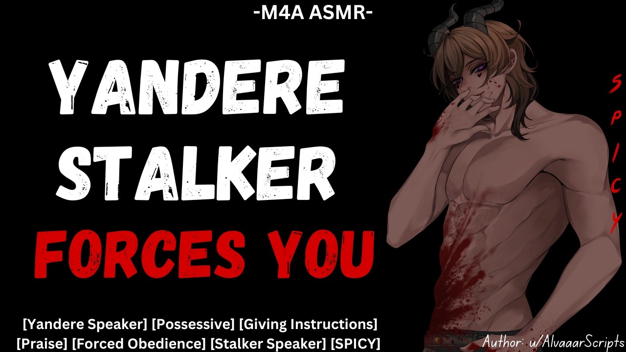- 𝙑𝙀𝙍𝙔 𝙎𝙋𝙄𝘾𝙔 - Yandere Stalker "Helps You Out" [M4A] [ASMR] [Yandere Speaker] [Possessive] [Forced]