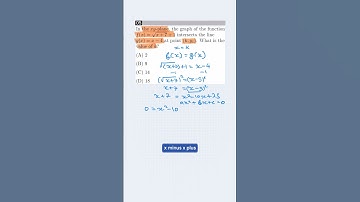 Het snijpunt van punten vinden: EENVOUDIGE wiskundige truc! Opgave 5/5 #shorts #satmath #satexam