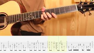 Guitar Tutorial: Seven (JungKook) - Sungha Jung Tabs | Fingerstyle Tabs Resimi