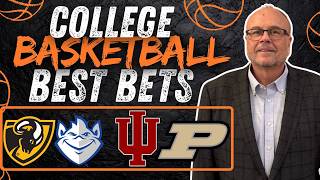 BEST Friday College Basketball Bets! | VCU vs Saint Louis & Indiana vs Purdue