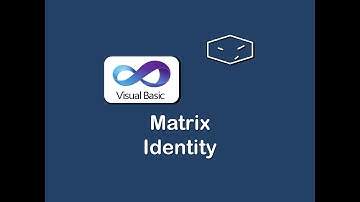 matrix identity in vb.net