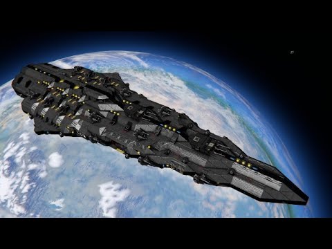 (LUS) Amuki - Class Heavy Cruiser - Space Engineers Ship Review - YouTube