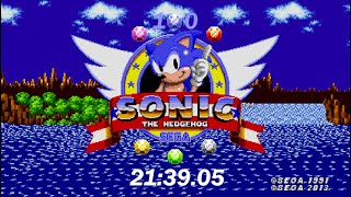 [TAS] Sonic 1 (2013) - 100% - in 21:39.05