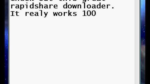 Great rapidshare downloader