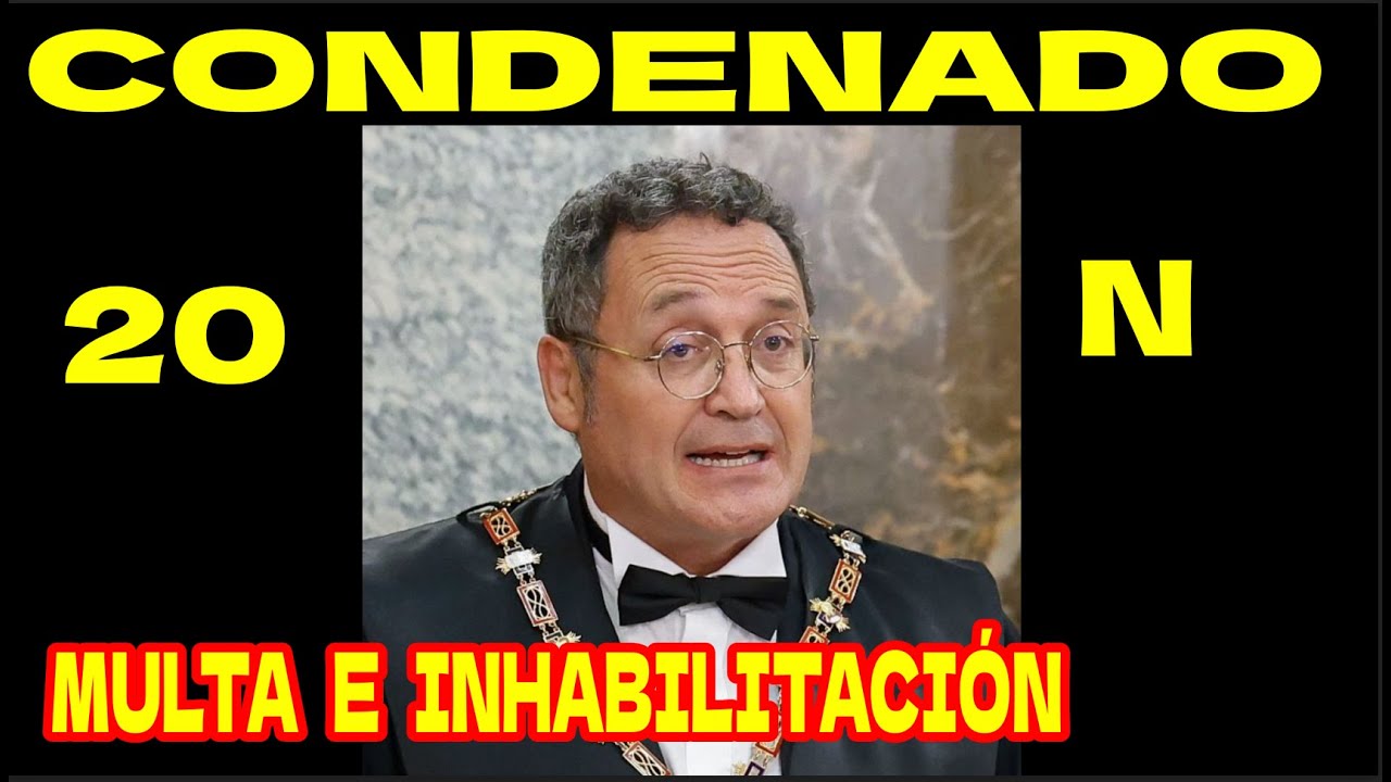¡FISCAL GENERAL CONDENADO!