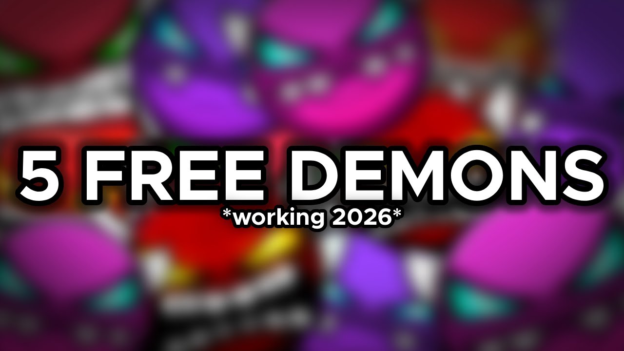 5 FREE DEMONS IN GEOMETRY DASH! (2026)