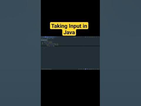 Taking Input in Java Programming #coding #java #javaprogramming # ...