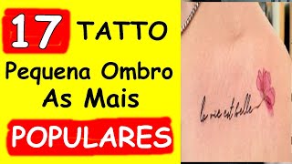 17 tatuagens feminina no ombro pequena e delicada significado para elas