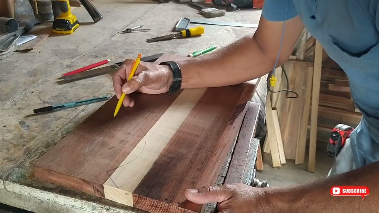 GOSTEI do RESULTADO dessa TÁBUA de CORTE com DETALHE/CUTTING BOARD with DETAIL