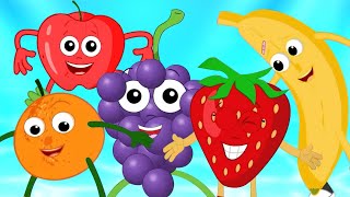 Five Little Fruits, Learn Counting And Nursery Rhyme For Kids