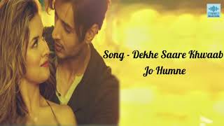 Dekhe Saare Khwaab Jo Humne - (Official Lyrics Video) Ishaan Khan Avneet Kaur | Siddharth Gupta