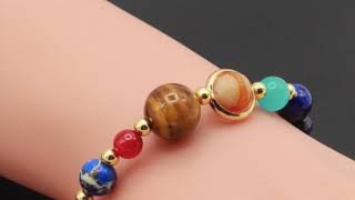 Solar System Universe Galaxy Aromatherapy Bracelet