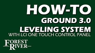 Ground 3 0 Leveling System with LCI One Touch Control Panel