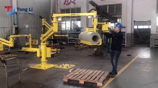 Paper roll pallet manipulator