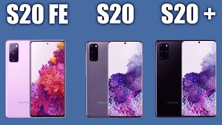 Samsung Galaxy S20 FE vs Galaxy S20 vs Galaxy S20 Plus. Вся правда о флагманах. Честное сравнение.