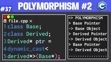 Polymorphic Behavior & Downcasting in C++ OOP