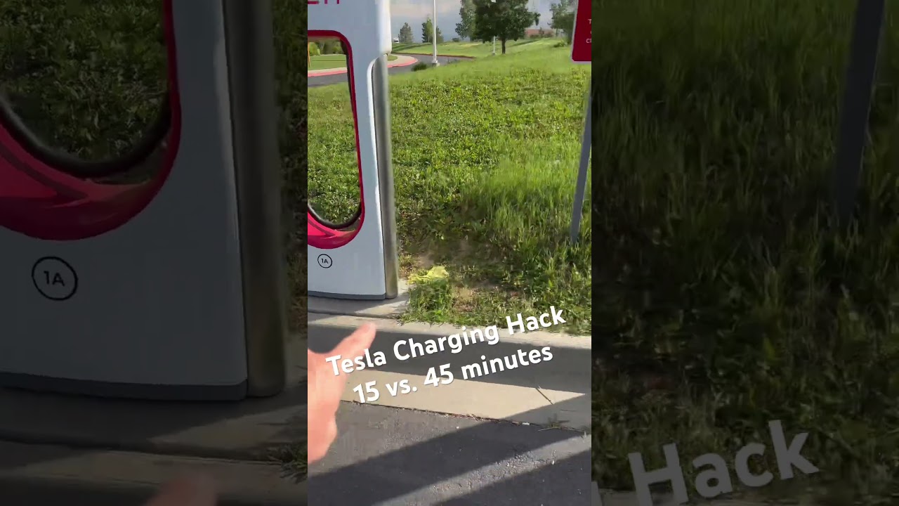 Tesla Charging Hack 15 minutes verses 45 minutes 