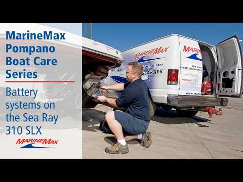 Battery systems on the Sea Ray 310 SLX