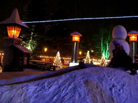 Babbo Natale Webcam.Santa Claus Village Rovaniemi La Casa Di Babbo Natale Youtube