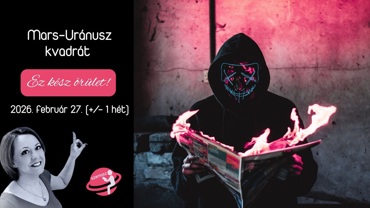 💣 Mars-Uránusz kvadrát – Az őrület a tetőfokára hág! 🤪 #düh #indulatok #forradalom #sokk #változás