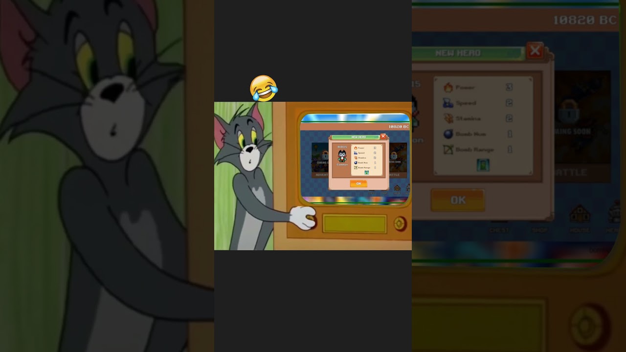 Tomas assistindo um claim de 10 Hero do BombCrypto.