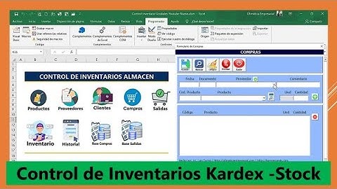 CONTROL DE INVENTARIO - Sistema Control de Inventario - Kardex - stock en Excel Gratis [DESCARGAR]