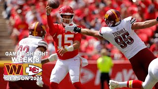 Washington Commanders vs Kansas City Chiefs  Full Game WEEK8 OCT 27 ,2025 | NFL 2025 Season