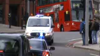 Metropolitan Police Mercedes Vito Dog Section Responding
