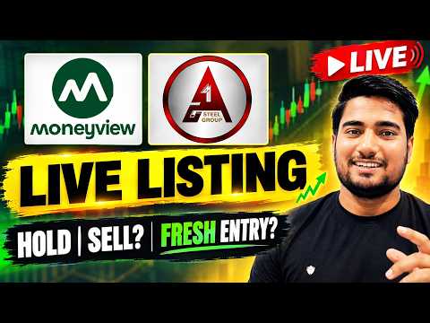 🔴 Live Listing IPO Moneyview | Strategi Listing IPO A One Steels | IPO Tahan atau Jual? Masuk Saham Baru?