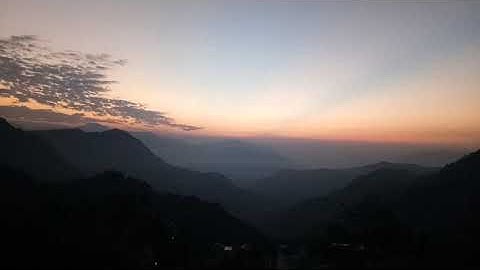 Sunrise (Singling, Soreng, West Sikkim)