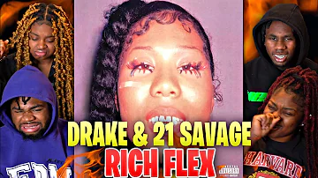 Drake, 21 Savage - Rich Flex (Audio) | REACTION
