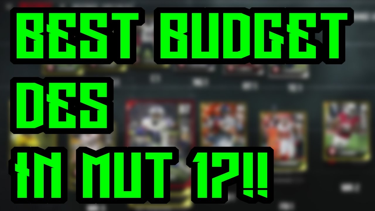 Best Budget Defensive Ends In MUT 17!!!! Best DE For A Budget!!!!!