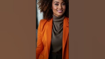 Orange Color Combo #styletips #colorpalette #aiimagery